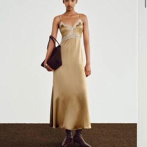 Reformation Ericka Silk Dress